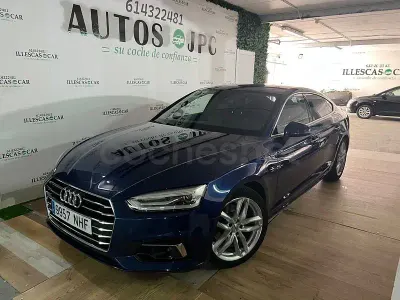 Usado Audi A5 Sportback Advanced Plus 170 CV (125 kW) 2018 Azul Utilitario