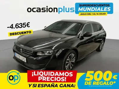 Usado Peugeot 508 Allure 130 CV (95 kW) 2021 Negro Familiar