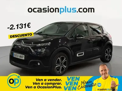 Usado Citroën C3 PureTech 83 CV (61 kW) 2024 Negro Berlina
