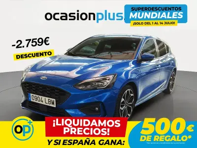Usado Ford Focus ST-Line 150 CV (110 kW) 2019 Azul Berlina
