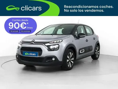 Usado Citroën C3 Feel 82 CV (60 kW) 2022 Gris Utilitario