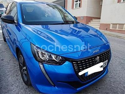 Usado Peugeot 208 Style 100 CV (73 kW) 2022 Azul Utilitario