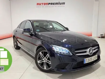 Usado Mercedes C200 160 CV (117 kW) 2020 Azul Berlina