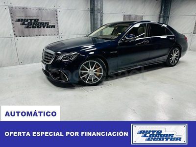 Usado Mercedes S63 AMG 612 CV (450 kW) 2018 Azul Berlina