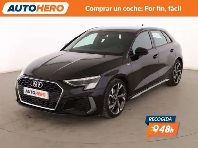 Usado Audi A3 S-Line 150 CV (110 kW) 2022 Negro Berlina