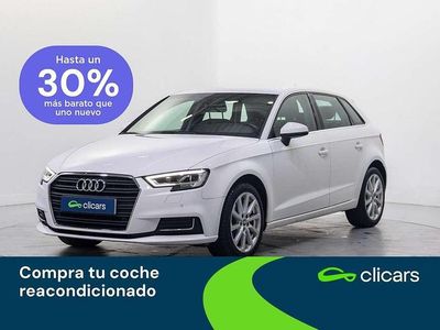 Usado Audi A3 Sportback Design 116 CV (85 kW) 2018 Blanco Utilitario