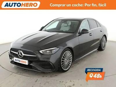 Usado Mercedes C220 AMG line 200 HP (147 kW) 2022 Preto Sedan