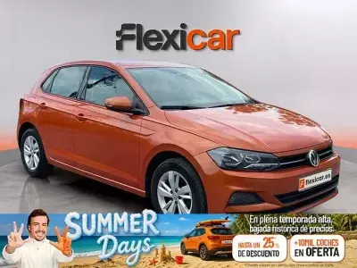 Usado VW Polo Advance 95 CV (69 kW) 2018 Naranja Utilitario