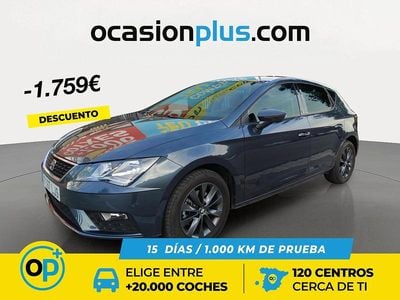 Usado Seat Leon Style 130 CV (95 kW) 2020 Gris Berlina