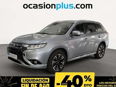 Usado Mitsubishi Outlander P-HEV 203 CV (149 kW) 2017 Gris SUV