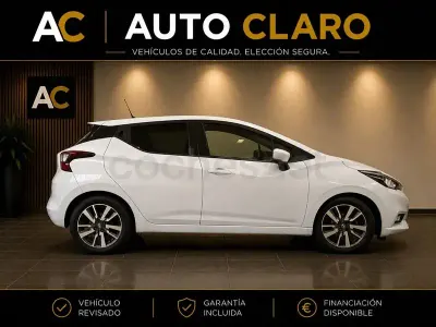 Usado Nissan Micra N-Connecta 90 CV (66 kW) 2017 Blanco Utilitario