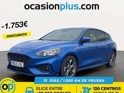 Usado Ford Focus ST-Line 125 CV (91 kW) 2021 Azul Utilitario