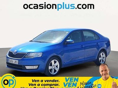 Usado Skoda Rapid Elegance 122 CV (89 kW) 2015 Azul Utilitario