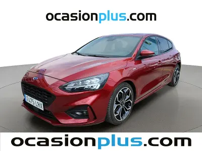 Usado Ford Focus ST-Line 125 CV (91 kW) 2020 Rojo Utilitario