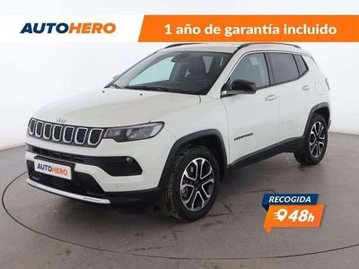Blanco Usado 2022 Jeep Compass Limited SUV | 20.475 € (Precio justo)