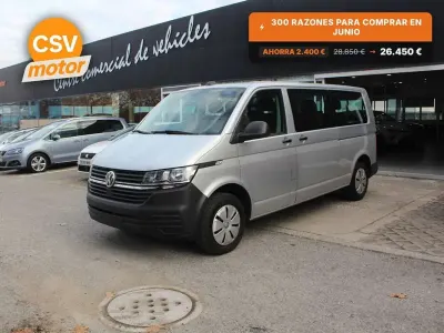 Usado VW Transporter 110 CV (80 kW) 2021 Gris Van