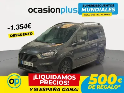 Usado Ford Tourneo Courier Sport 100 CV (73 kW) 2020 Gris Monovolumen