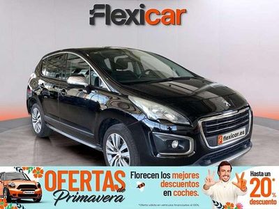 Usado Peugeot 3008 Allure 120 CV (88 kW) 2016 Negro Monovolumen