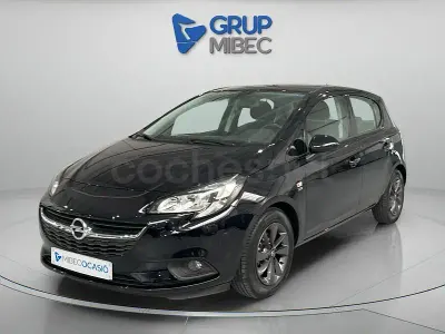 Usado Opel Corsa Selective 90 CV (66 kW) 2019 Negro Utilitario