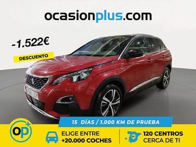 Usado Peugeot 3008 GT-line 130 CV (95 kW) 2019 Rojo SUV