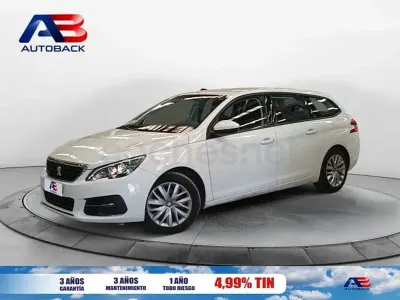 Begagnad Peugeot 308 SW Business-Line 130 HK (95 kW) 2020 Vit Kombi