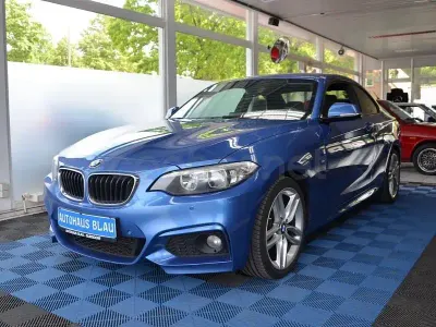 Käytetty BMW 218 M Sport 143 HP (105 kW) 2014 Sininen Coupe - kaksiovinen