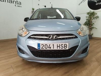 Usado Hyundai i10 Comfort 69 CV (50 kW) 2013 Azul Utilitario