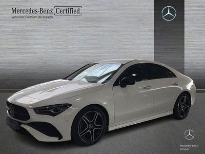 Usado Mercedes CLA220 AMG line 190 CV (139 kW) 2025 Blanco polar Berlina