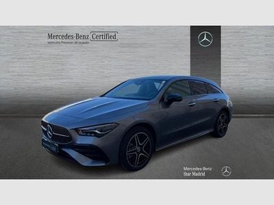 Gris Usado 2024 Mercedes CLA250e Shooting Brake AMG line Familiar | 39.990 € (Buen precio)