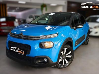 Usado Citroën C3 Shine 99 CV (72 kW) 2019 Azul Utilitario