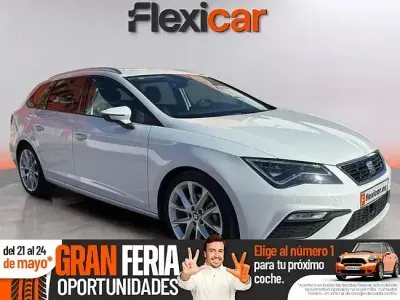 Usado Seat Leon Reference 115 CV (84 kW) 2018 Blanco Berlina