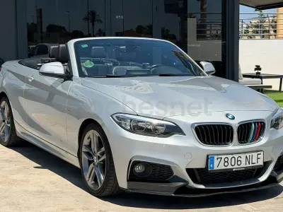 Usado BMW 218 150 CV (110 kW) 2017 Gris / plata Descapotable