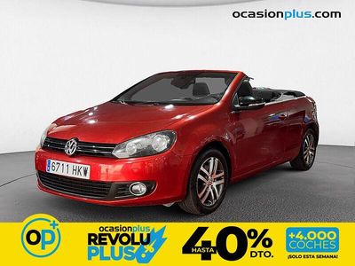Usado VW Golf Cabriolet 105 CV (77 kW) 2012 Rojo Descapotable