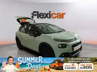 Usado Citroën C3 Feel 82 CV (60 kW) 2018 Verde Utilitario