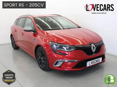 Usado Renault Mégane GrandTour R.S. 205 CV (150 kW) 2017 Granate Familiar