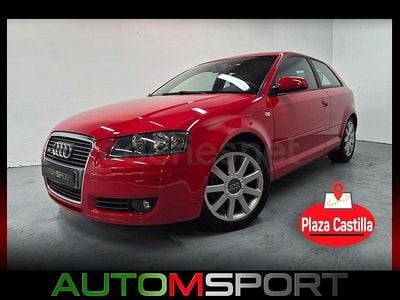 Usado Audi A3 Ambition 200 CV (147 kW) 2006 Rojo Utilitario