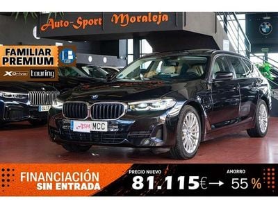 Usado BMW 530e Sport Line 292 CV (214 kW) 2022 Negro Familiar