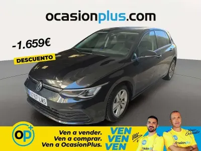 Usado VW Golf VII Life 116 CV (85 kW) 2021 Negro Utilitario