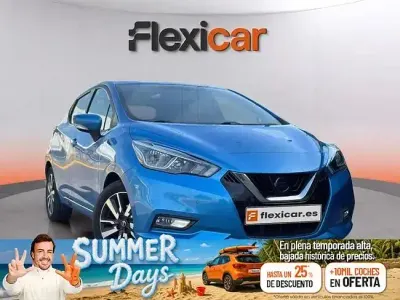 Usado Nissan Micra Acenta 100 CV (73 kW) 2019 Azul Utilitario
