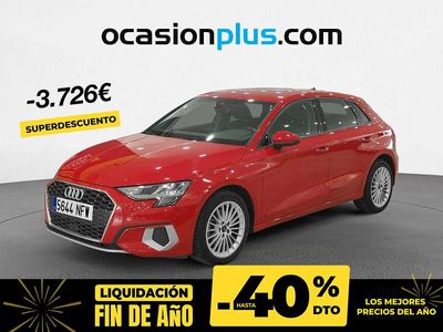 Rojo Usado 2023 Audi A3 Advanced Plus Berlina | 23.390 € (Buen precio)