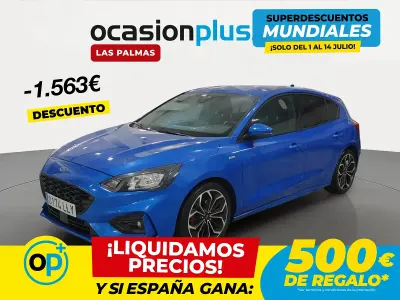 Usado Ford Focus ST-Line 125 CV (91 kW) 2020 Azul