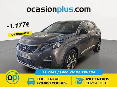 Usado Peugeot 3008 GT-line 150 CV (110 kW) 2017 Gris SUV