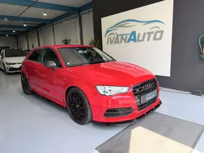 Usado Audi S3 Sportback Exclusive 300 CV (220 kW) 2014 Rojo Utilitario