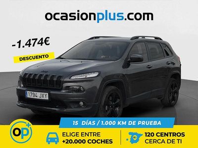 Usado Jeep Cherokee Night Eagle 200 CV (147 kW) 2017 Gris SUV