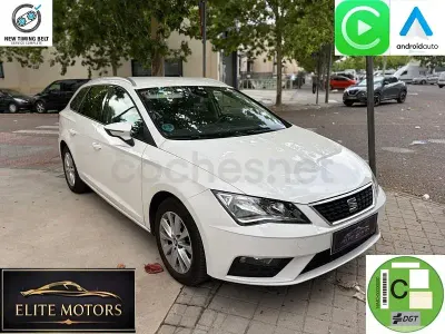 Usado Seat Leon Style 115 CV (84 kW) 2019 Blanco Familiar