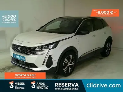 Usado Peugeot 3008 GT 131 CV (96 kW) 2021 Blanco SUV