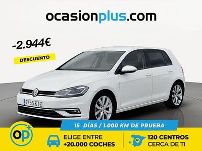 Usado VW Golf VII Sportline 150 CV (110 kW) 2019 Blanco