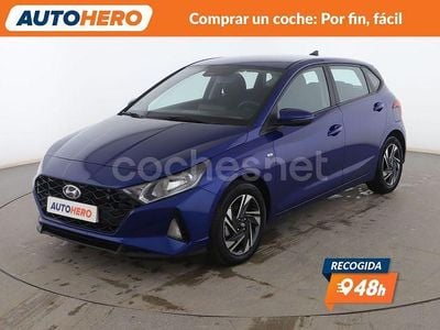 Azul Usado 2021 Hyundai i20 Berlina | 15.199 € (Precio justo)