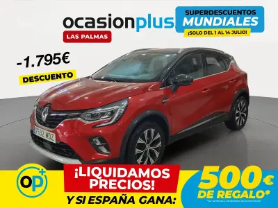 Usado Renault Captur Techno 90 CV (66 kW) 2023 Rojo SUV