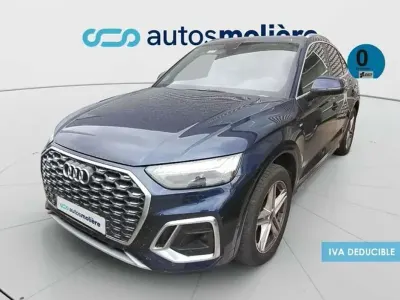 Usado Audi Q5 S-Line 299 CV (219 kW) 2021 Azul SUV